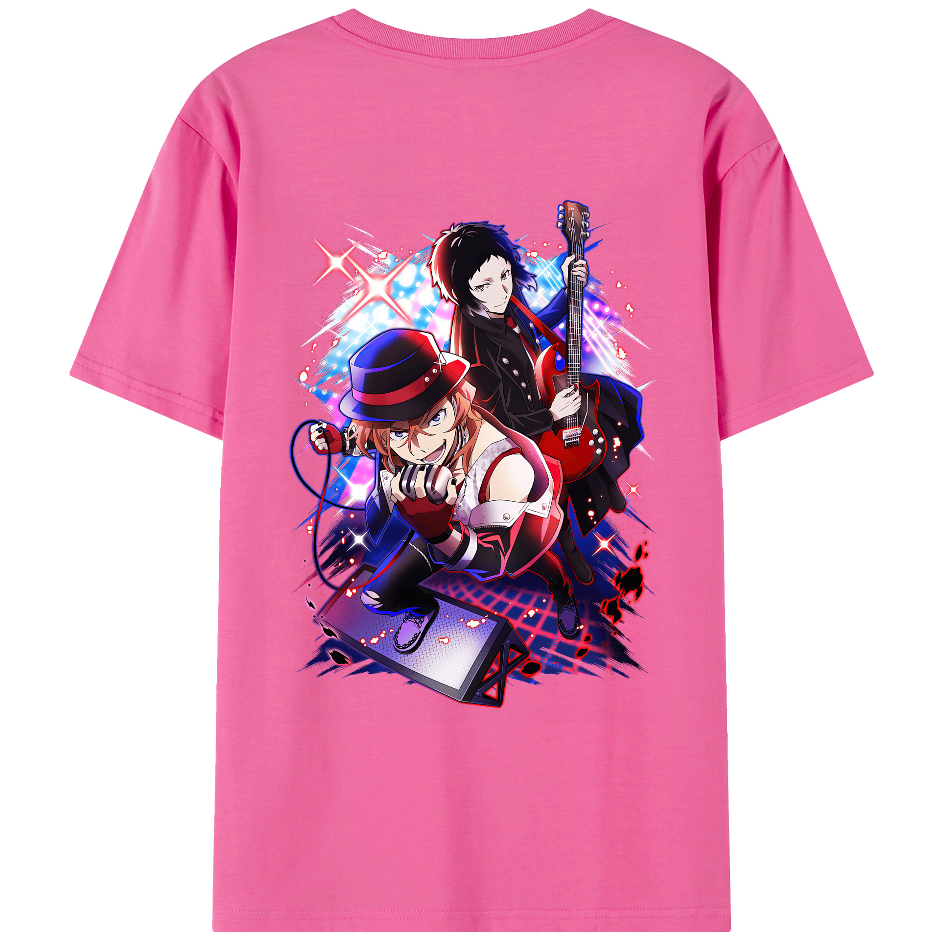 （画像用） 文豪ストレイドッグス Bungo Stray Dogs レディース半袖Tシャツ(バックプリント)